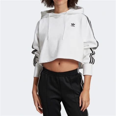 Adidas cropped hoodies for girls